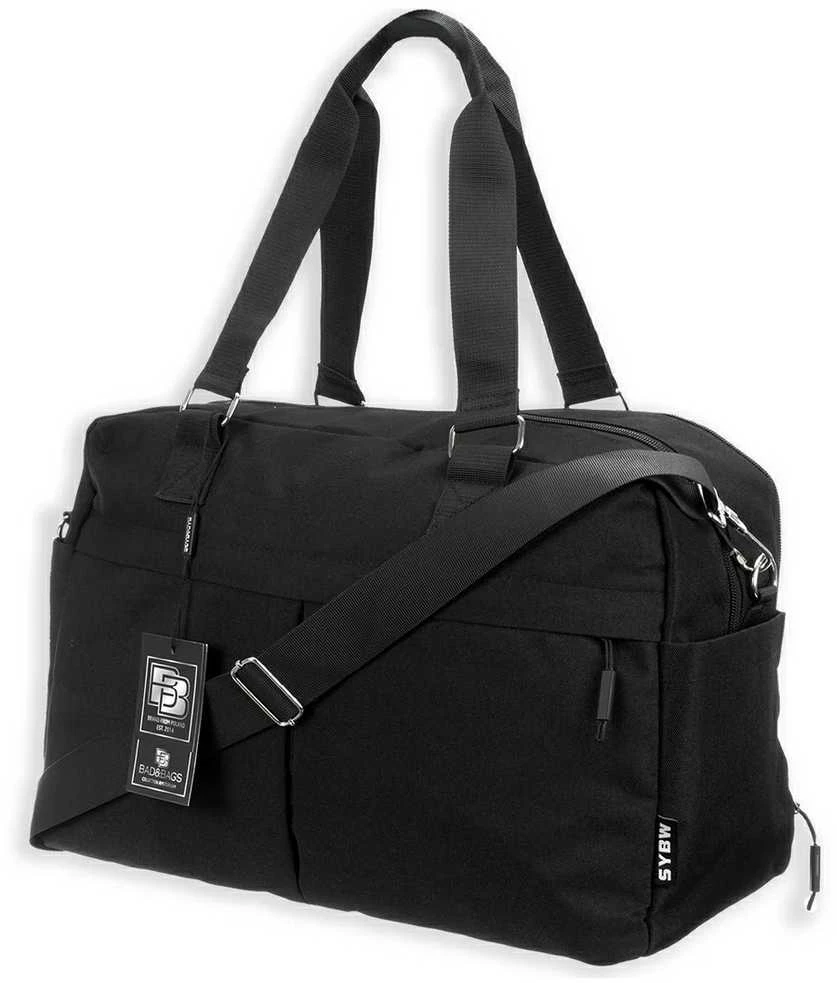 Kelioninė rankinė BAD&BAGS, juoda, kelioninė