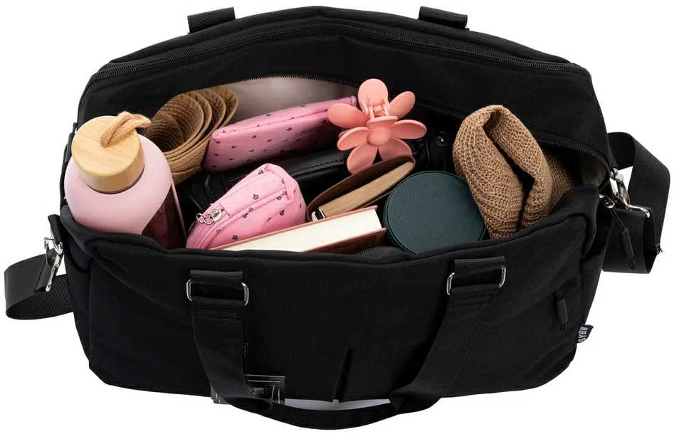 Kelioninė rankinė BAD&BAGS, juoda, kelioninė