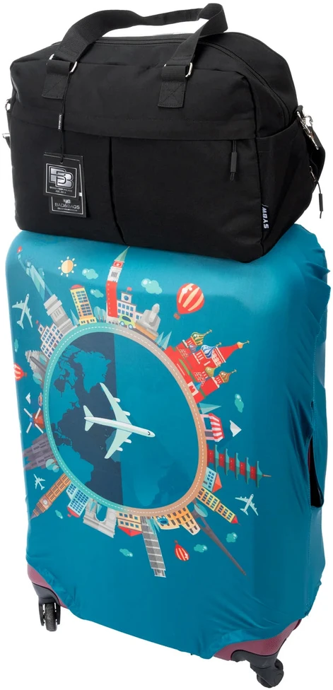 Kelioninė rankinė BAD&BAGS, juoda, kelioninė