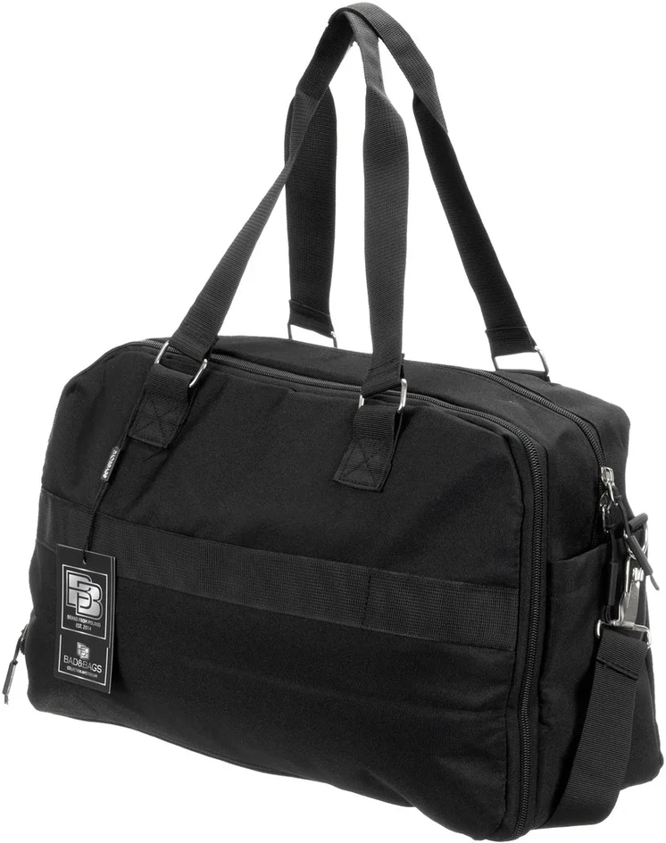 Kelioninė rankinė BAD&BAGS, juoda, kelioninė