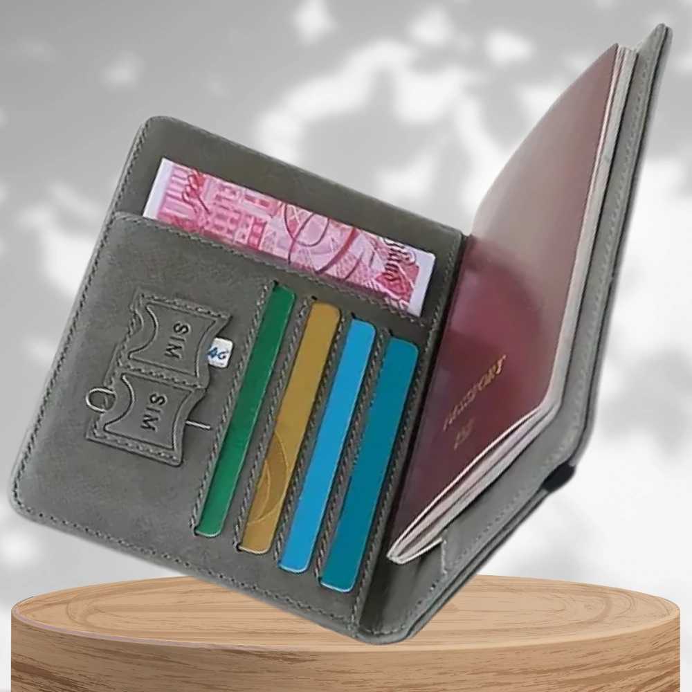 Kelioninis dėklas pasui ir dokumentams, RFID apsauga.