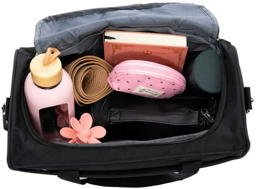 Kelioninis krepšys BAD&BAGS, juodas