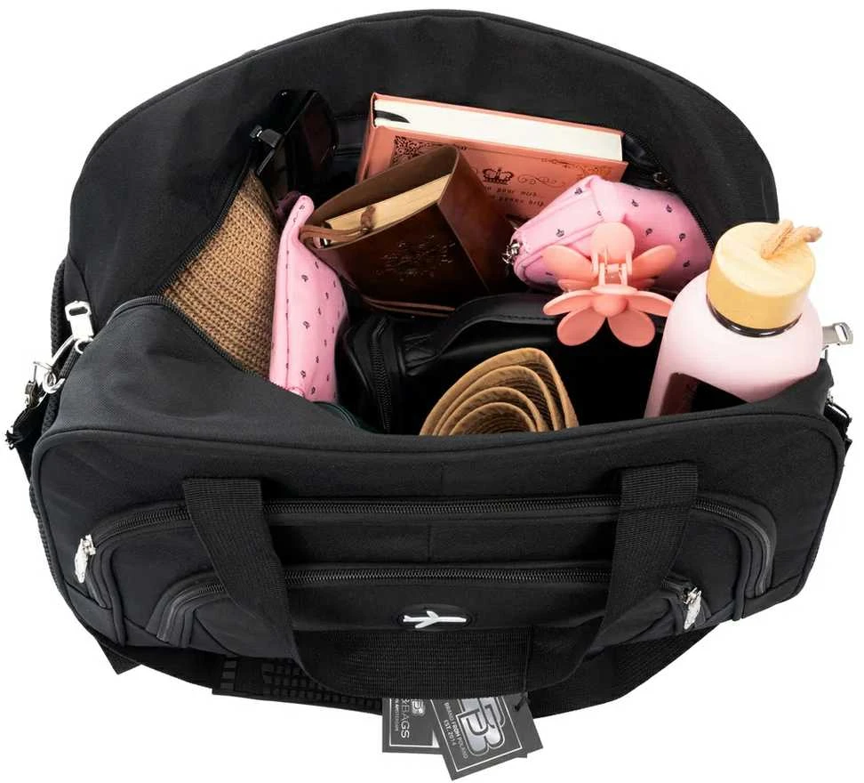 Kelioninis krepšys BAD&BAGS, juodas