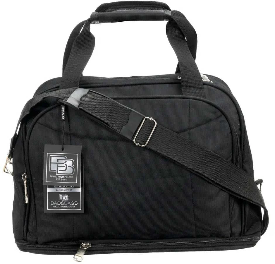 Kelioninis krepšys BAD&BAGS, juodas