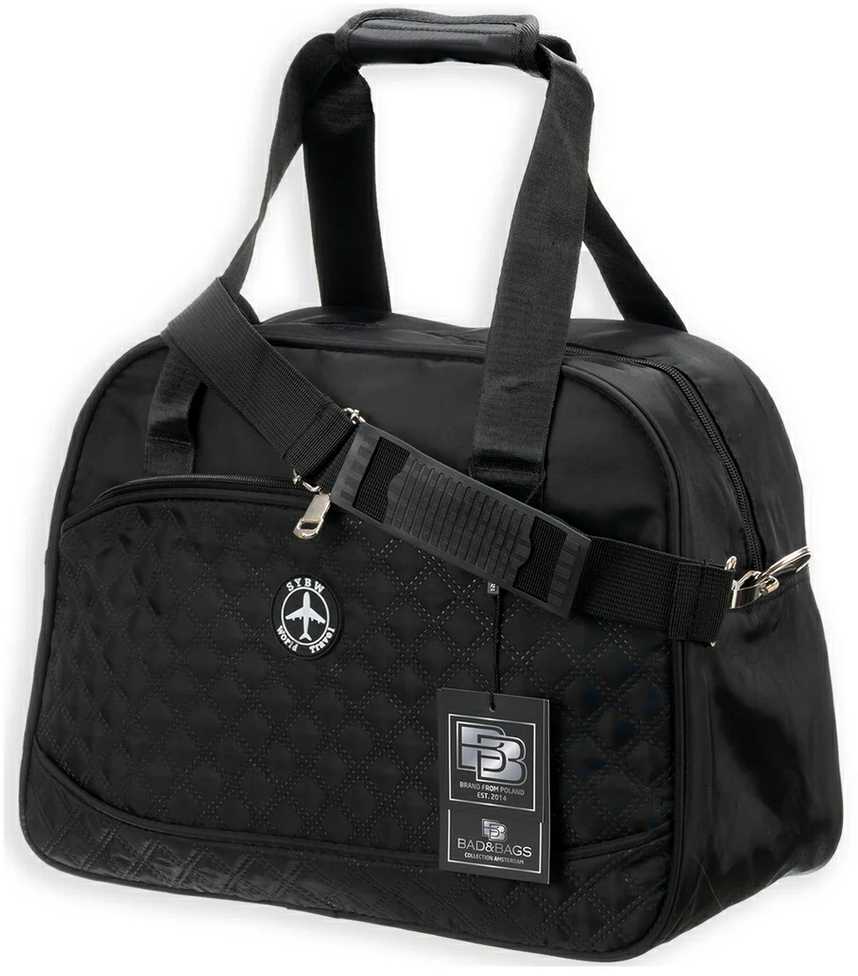 Kelioninis krepšys BAD&BAGS, juodas