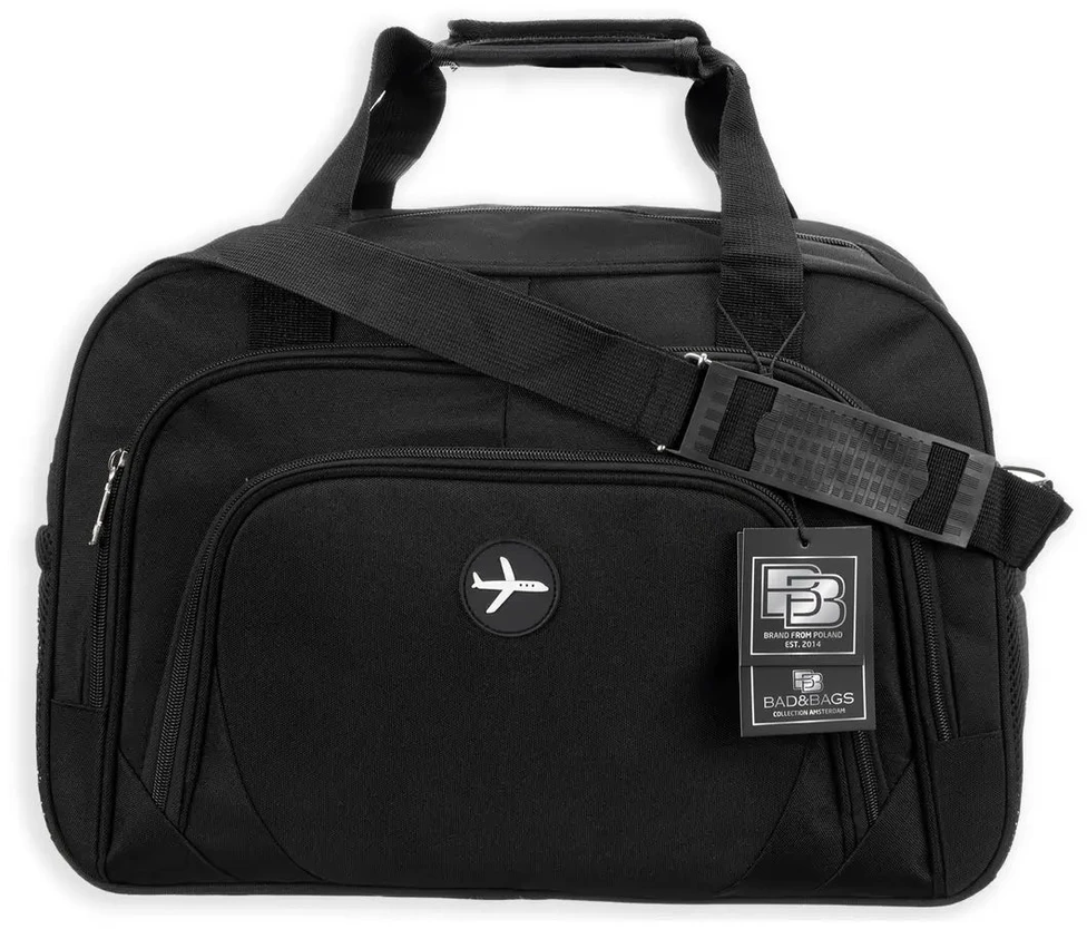 Kelioninis krepšys BAD&BAGS, juodas