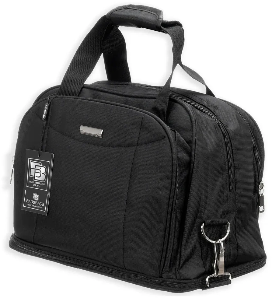 Kelioninis krepšys BAD&BAGS, juodas