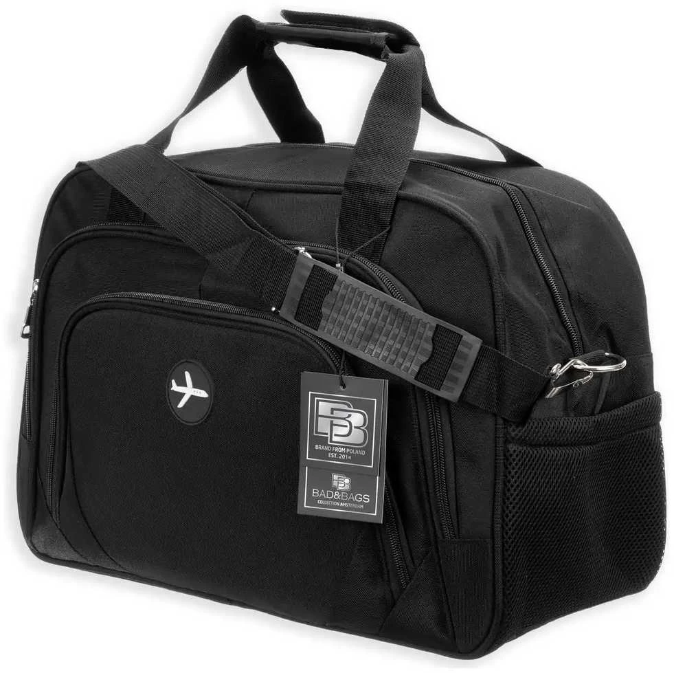 Kelioninis krepšys BAD&BAGS, juodas