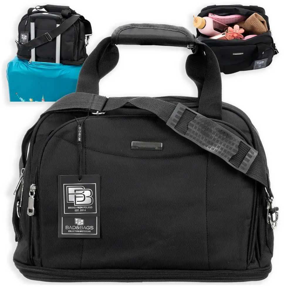 Kelioninis krepšys BAD&BAGS, juodas