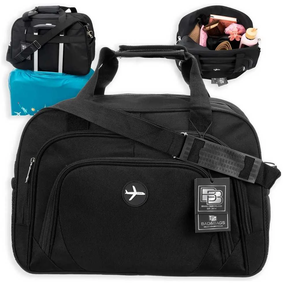 Kelioninis krepšys BAD&BAGS, juodas
