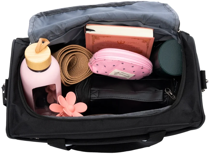 Kelioninis krepšys BAD&BAGS, juodas