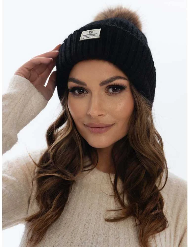 Kepurė moterims Peterson, juoda K25