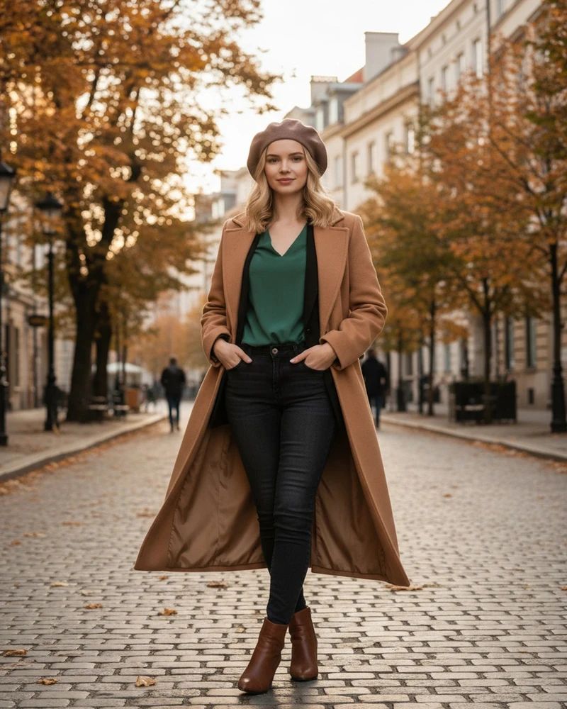 Moteriška chaki beretė O564