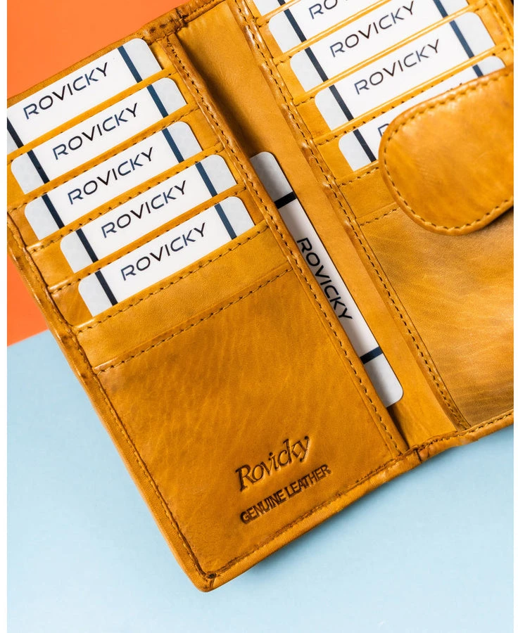 Rovicky Portfel damski sk&oacute;rzany R-N19-ZPT