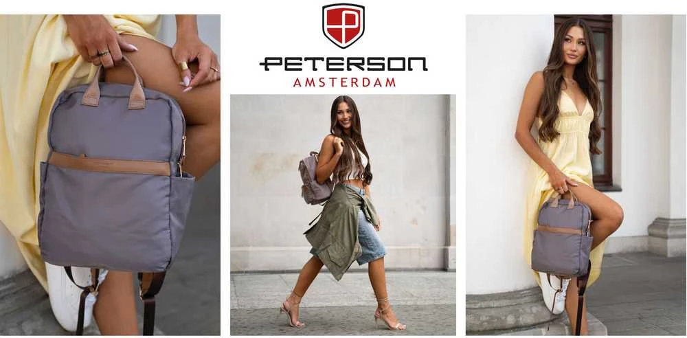 Kuprinė moterims Peterson, pilka K33