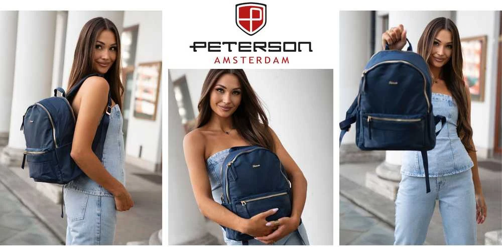 Kuprinė moterims Peterson, tamsiai mėlyna K12