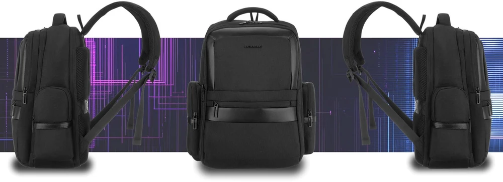 Kuprinė unisex Peterson, juoda K17