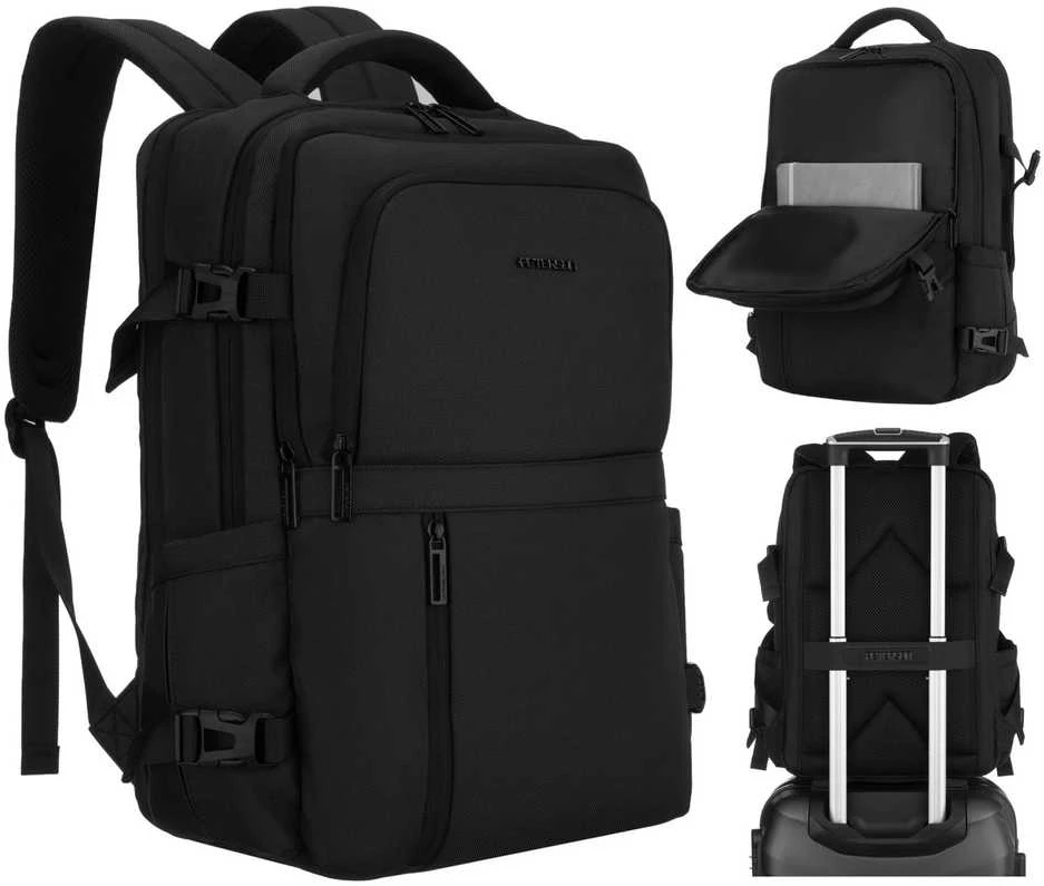 Kuprinė unisex Peterson, juoda K19