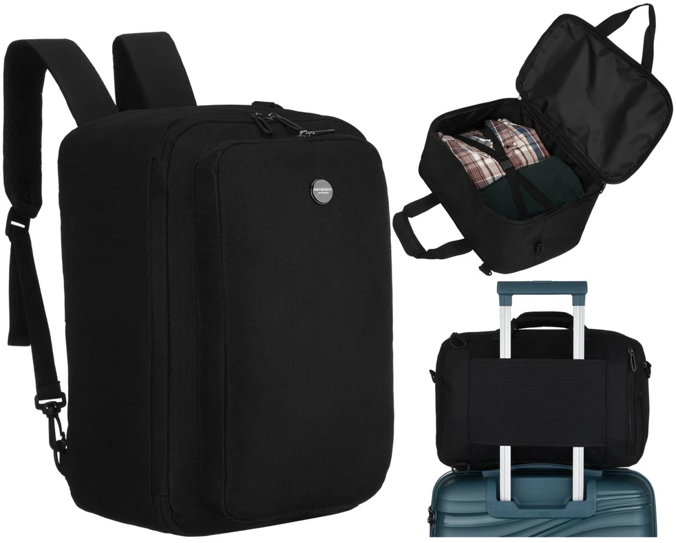 Kuprinė unisex Peterson, juoda K23