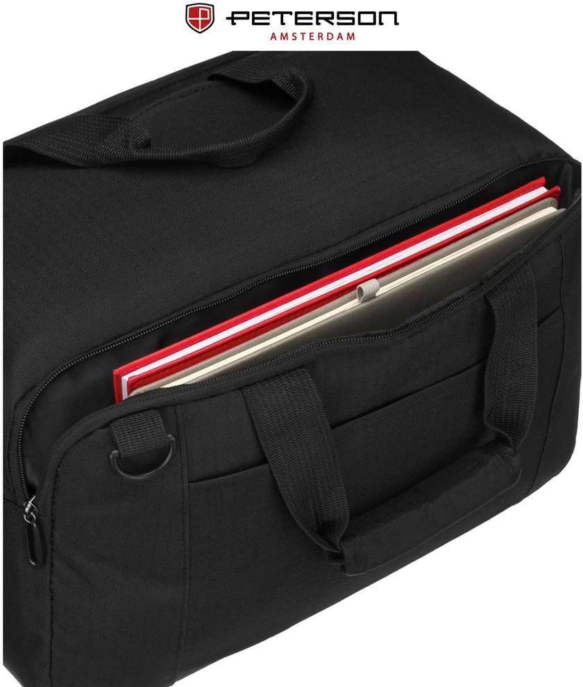 Kuprinė unisex Peterson, juoda K23