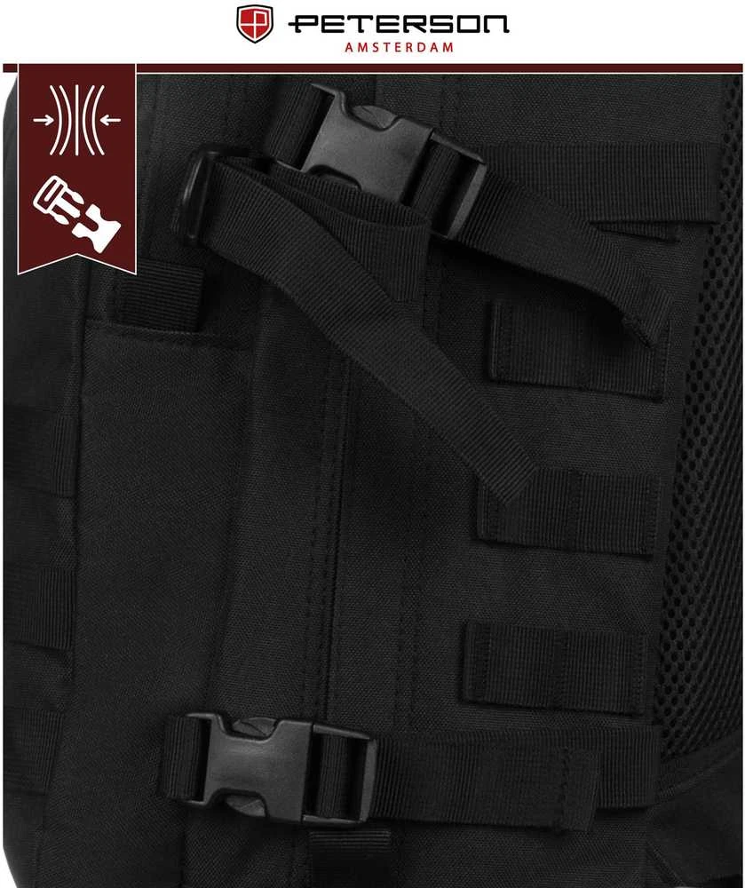 Kuprinė unisex Peterson, juoda K27