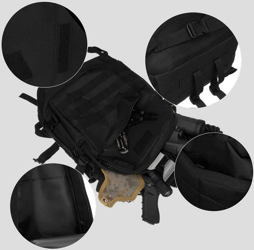 Kuprinė unisex Peterson, juoda K27