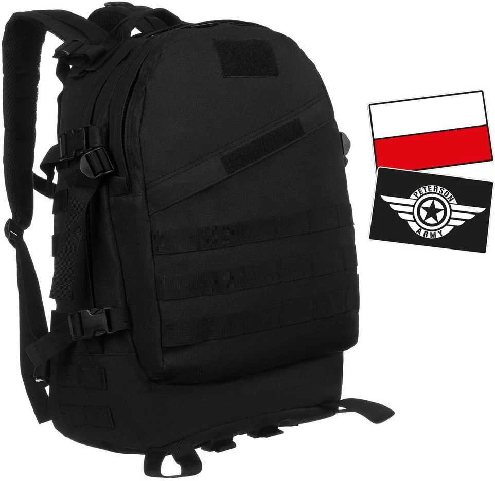 Kuprinė unisex Peterson, juoda K27
