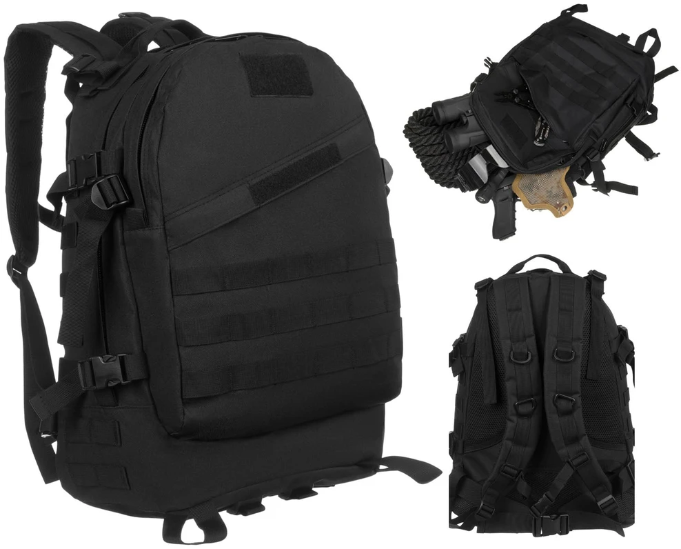 Kuprinė unisex Peterson, juoda K27