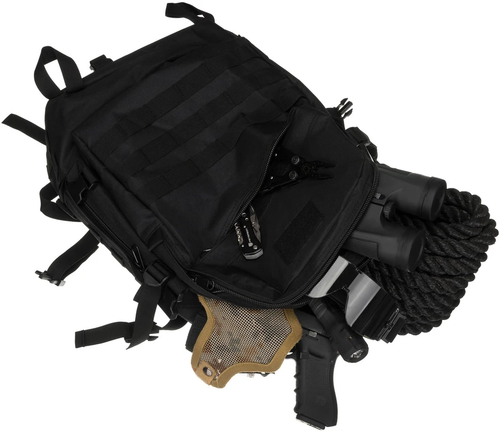 Kuprinė unisex Peterson, juoda K27