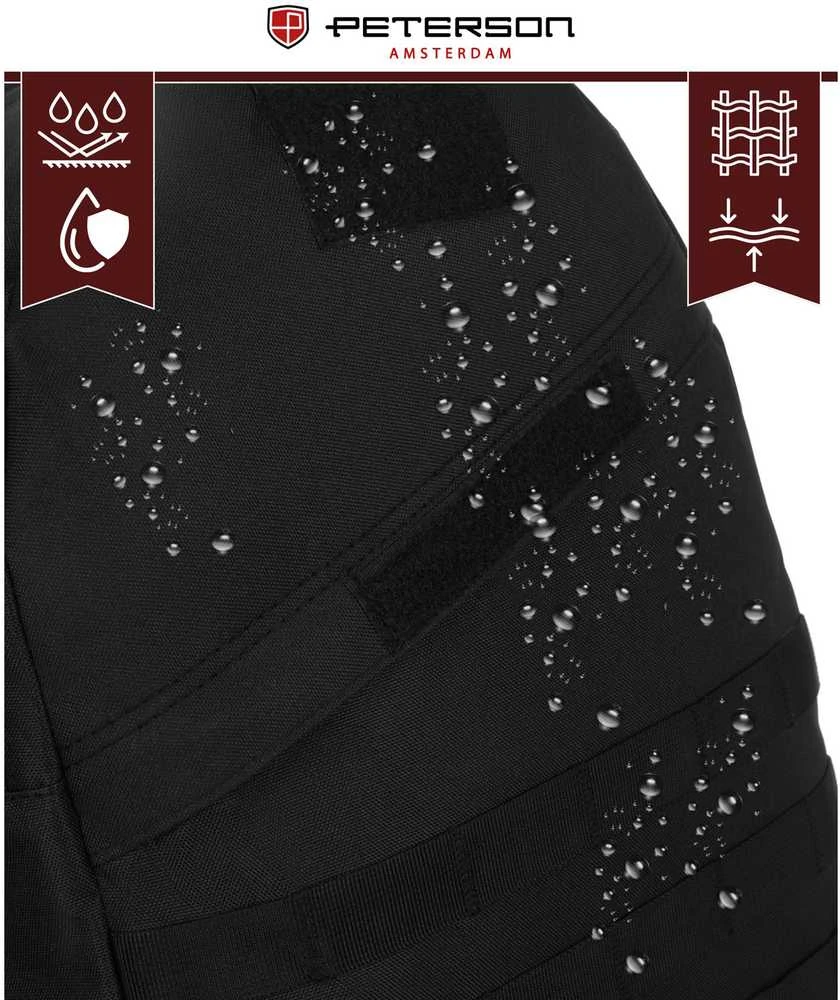 Kuprinė unisex Peterson, juoda K27