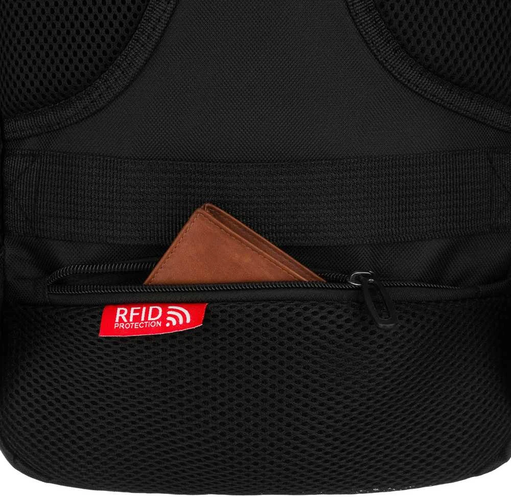 Kuprinė unisex Peterson, juoda K49