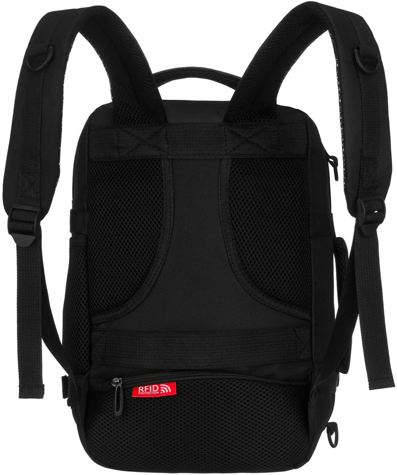 Kuprinė unisex Peterson, juoda K49