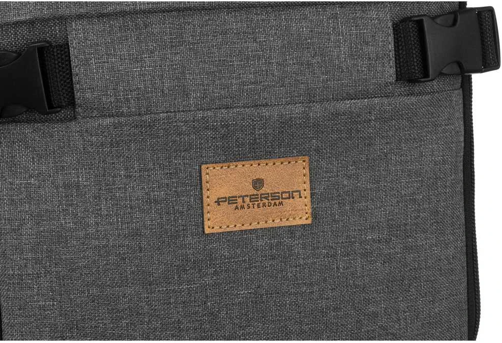Kuprinė unisex Peterson, pilka K8