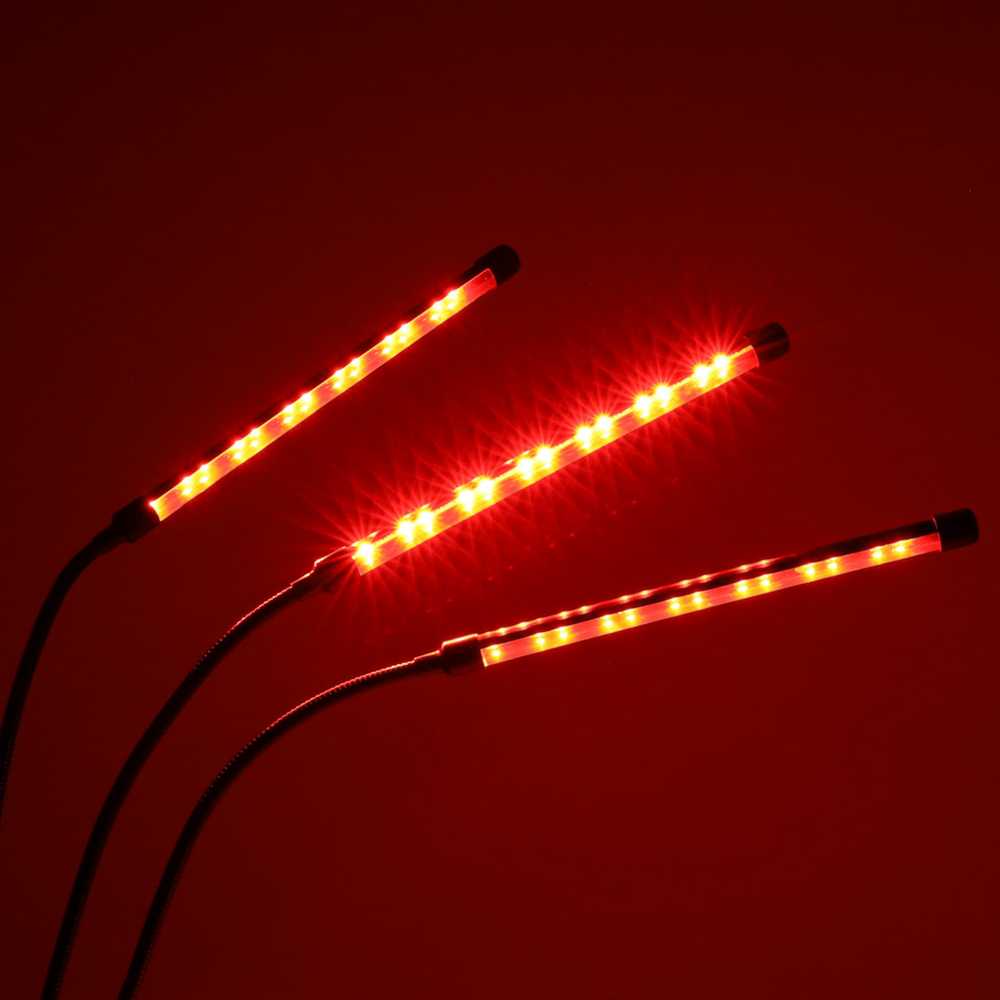 LED augalų auginimo lempa su 3 lemputėmis