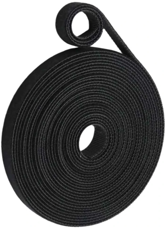 Lipni juosta kabeliams, juoda, 5 m