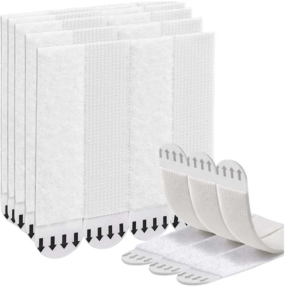 Lipnūs Velcro tvirtinimo dirželiai 16×70 mm, 12 porų