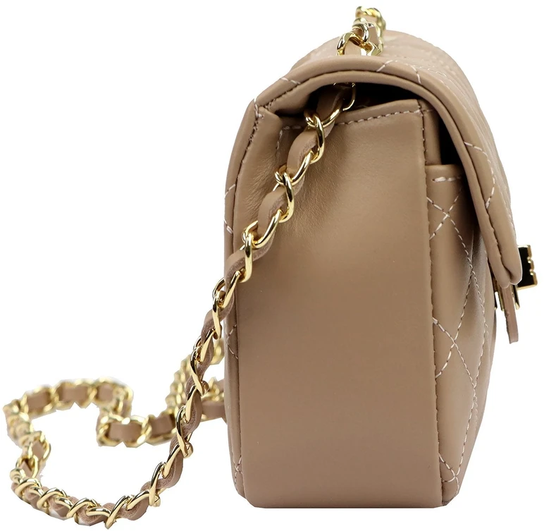 Luka 20-042 taupe natūralios odos rankinė
