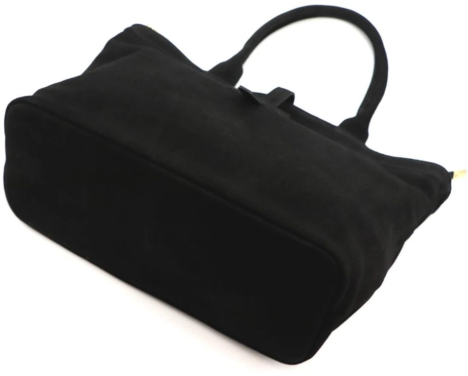 Vera Pelle zamszowa damska shopperbag skóra naturalna torebka na ramię duża
