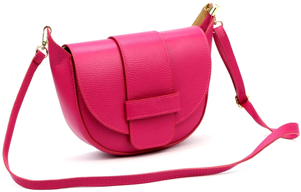 Vera Pelle Torebka Damska Listonoszka Skóra Naturalna Mała Crossbody