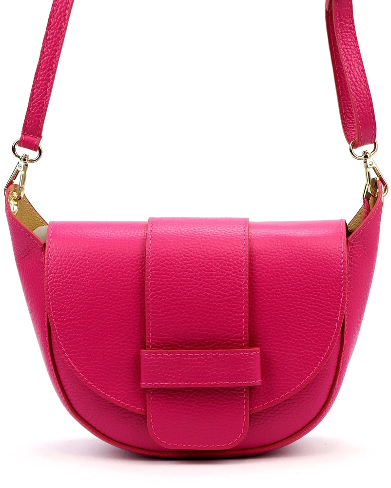 Vera Pelle Torebka Damska Listonoszka Skóra Naturalna Mała Crossbody