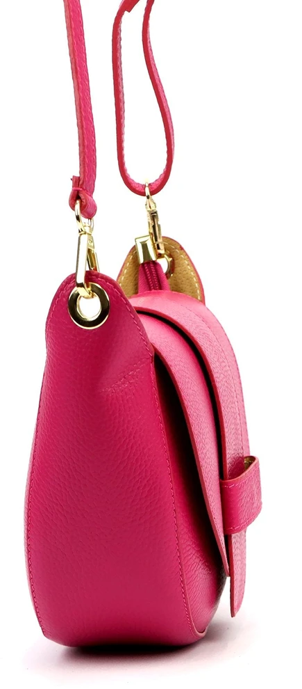 Vera Pelle Torebka Damska Listonoszka Skóra Naturalna Mała Crossbody
