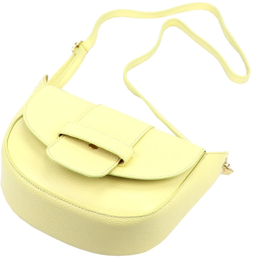 Vera Pelle Torebka Damska Listonoszka Skóra Naturalna Mała Crossbody
