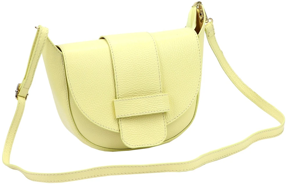 Vera Pelle Torebka Damska Listonoszka Skóra Naturalna Mała Crossbody