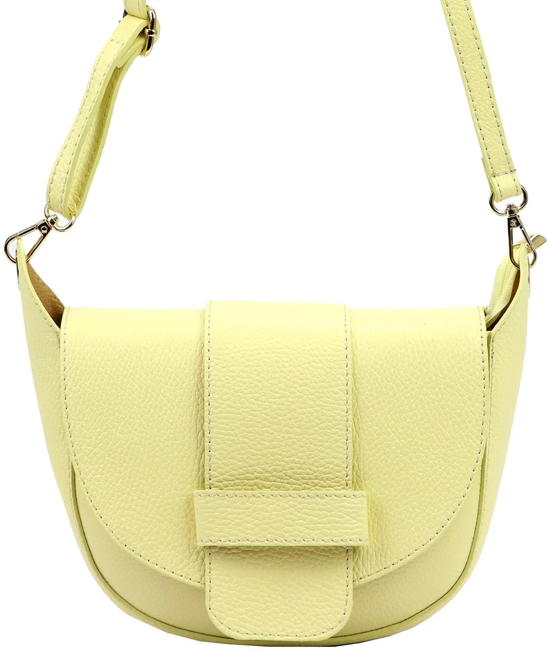 Vera Pelle Torebka Damska Listonoszka Skóra Naturalna Mała Crossbody