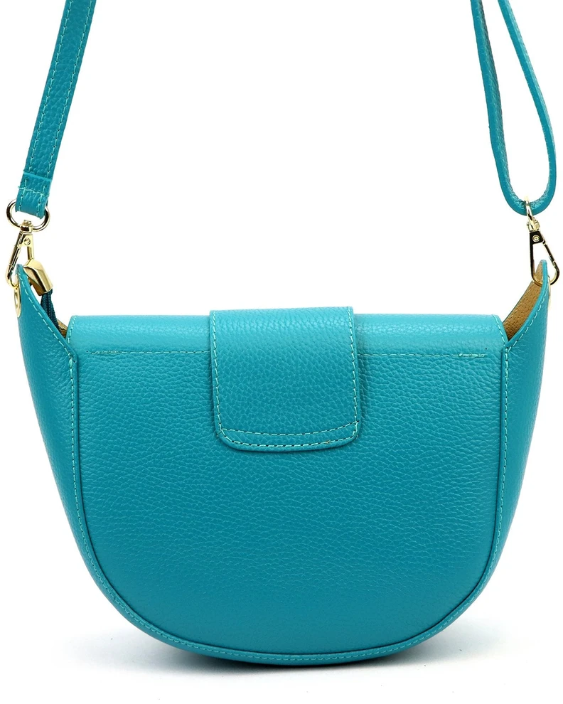 Vera Pelle Torebka Damska Listonoszka Skóra Naturalna Mała Crossbody
