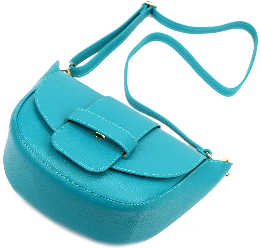 Vera Pelle Torebka Damska Listonoszka Skóra Naturalna Mała Crossbody