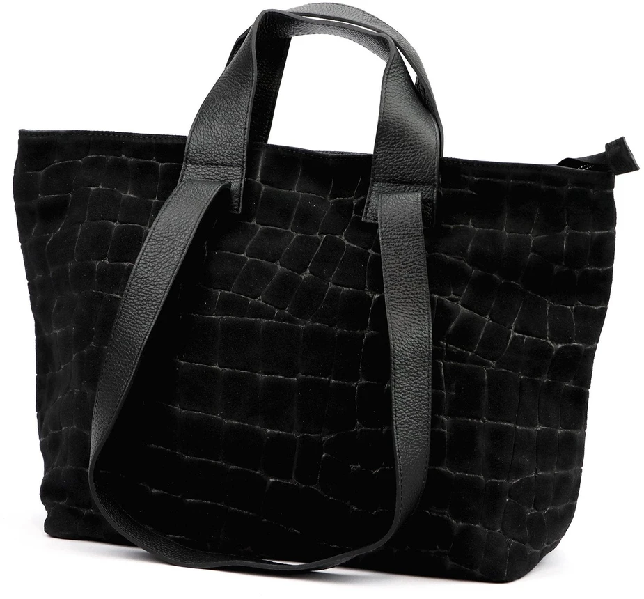 Didelė odinė A4 shopper'ė Luka 25-077 CROCO