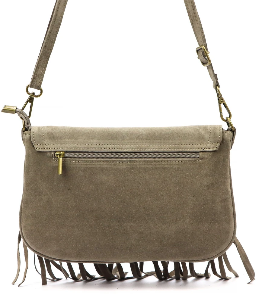 Luka 25-086 taupe natūralios odos rankinė