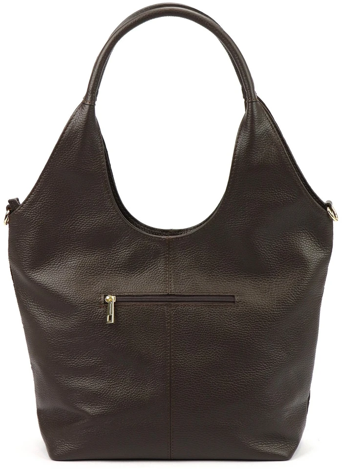 Damska torebka shopper Luka 26-013 Croco ze skóry naturalnej