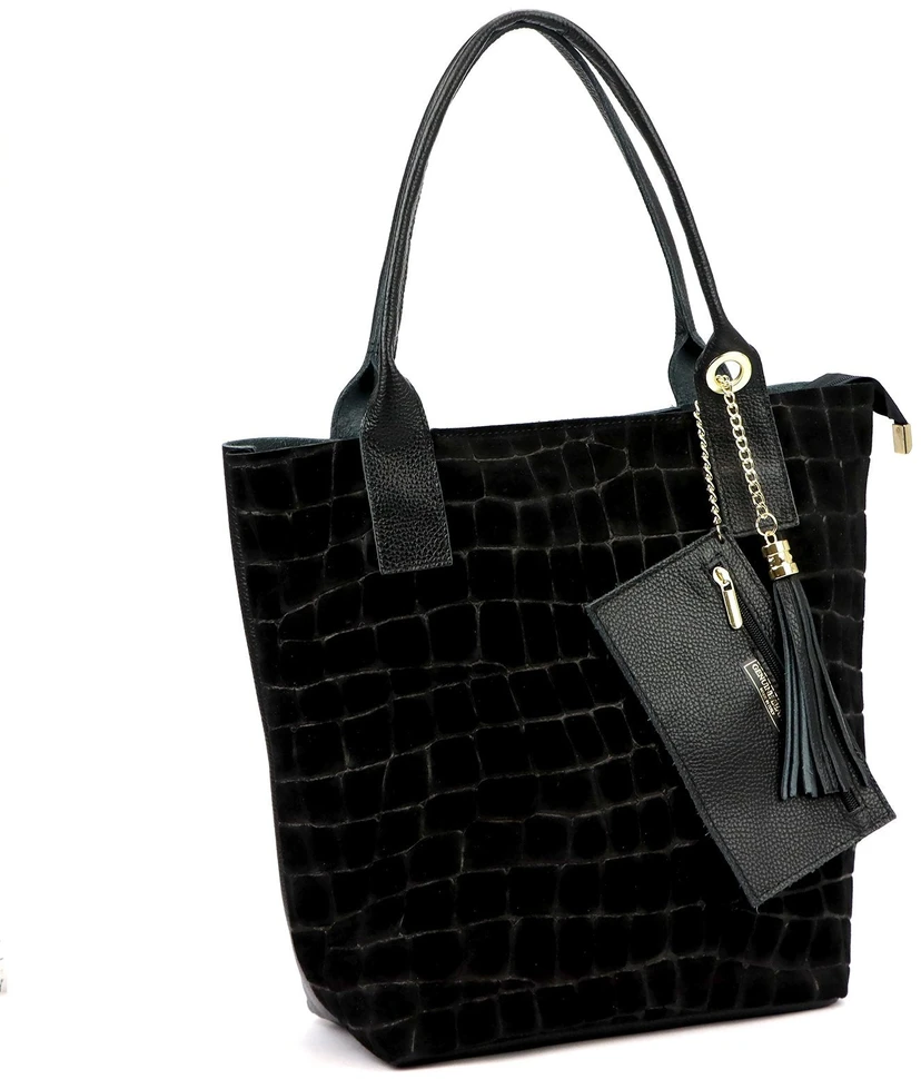 Odinė rankinė per petį Luka 26-036 CROCO